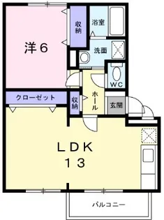 ガーデンハイツC【2階】の間取り