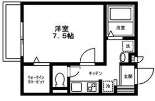 ブリーズ富岡【102号室号室】の間取り