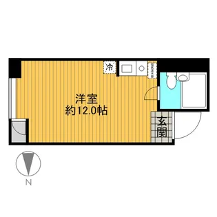 ハイツ横浜【5階】の間取り