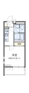 クレイノボンヌシャンス【3階】の間取り