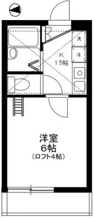 ロバリア古淵【2階】の間取り