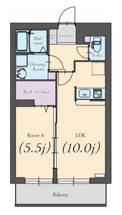 エバーグリーン【1階】の間取り