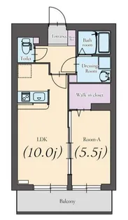 エバーグリーン【2階】の間取り