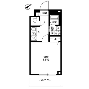 エース池田【1階】の間取り