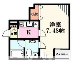 Aレガート桜木町【4階】の間取り