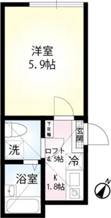 RA 湘南【1階】の間取り