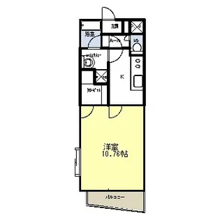 ラピス【102号室】の間取り