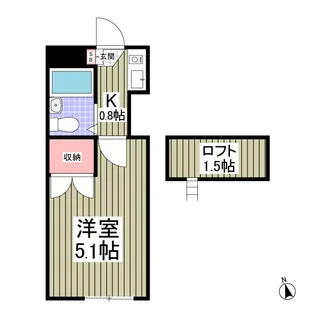 ネルソンパートⅤ【1階】の間取り