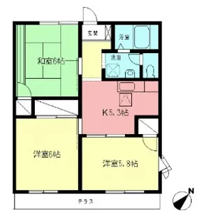 エイム Ⅰ【1階】の間取り