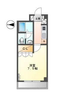 コンフォース光【1階】の間取り
