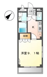 ヴァンベール テラス【1階】の間取り