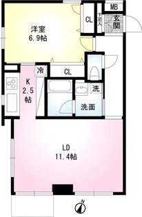 COMFORT【1階】の間取り