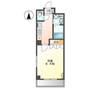 フィールドヴィレッジ元住吉【3階】の間取り