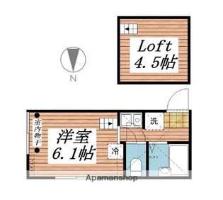 エムズ横浜【2階】の間取り