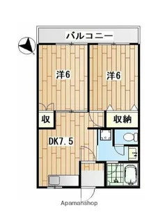 ニューライフときわ【3階】の間取り