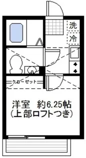 カーサ蒔田【3階】の間取り