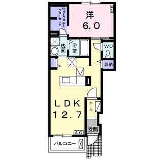 ハピネスEDY【1階】の間取り