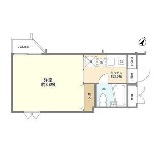 ステージ横浜【3階】の間取り