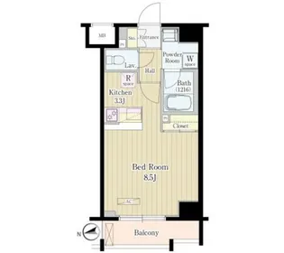 松葉【10階】の間取り
