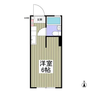 ボートハウス【102号室】の間取り