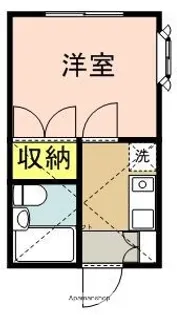 ベルメゾン本厚木【1階】の間取り