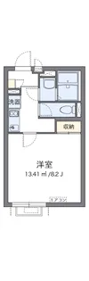 クレイノ大田中央【2階】の間取り