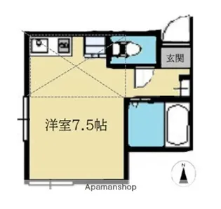 ヒルサイドテラス山手A棟【2階】の間取り