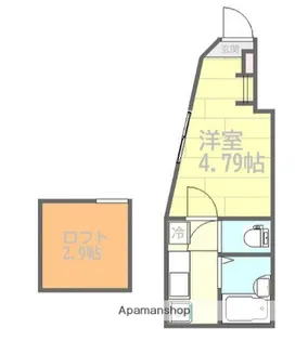 アンソレイユ上大岡【2階】の間取り