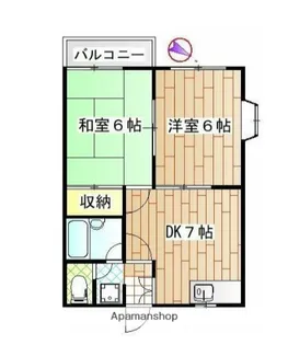 コンフォルト23【2階】の間取り