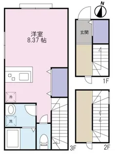 CASA DE NAGATOYA【3階】の間取り