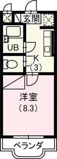 テクトピア秦野【106号室】の間取り