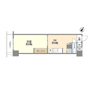 トーア川崎マンション【3階】の間取り
