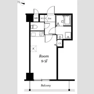 ケイ・ティ・ファースト(KTファースト)【5階】の間取り