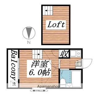 リライアンス六浦【201号室】の間取り