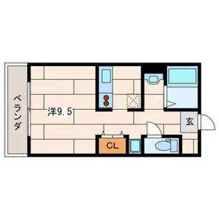 ビラ堀ノ内【2階】の間取り