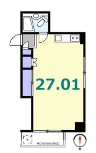 山野ビル【5階】の間取り