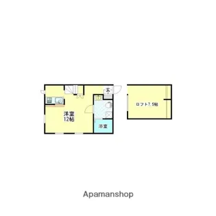 ラ・コルテジャパン【2階】の間取り