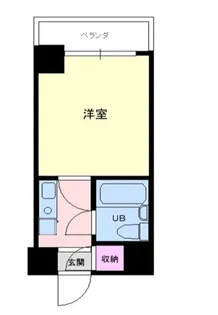 ビューハイム【4階】の間取り