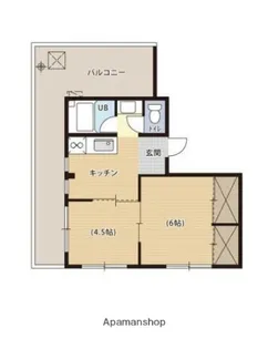 メゾン落合【4階】の間取り