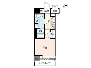 メインステージ元住吉【2階】の間取り
