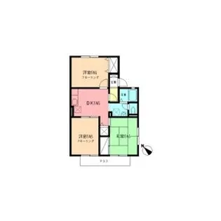 シャトル ハル【1階】の間取り