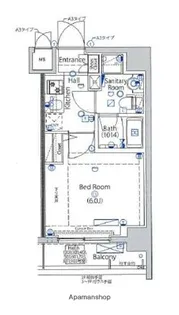 ラヴェニール東神奈川【6階】の間取り