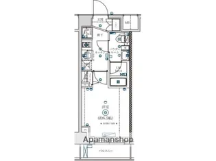 SQUARE CITY YOKOHAMA TSURUMI【1階】の間取り