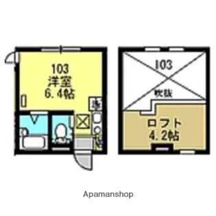 ベルテラス横浜鶴見【1階】の間取り