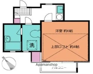 ランドジッツ上大岡【2階】の間取り