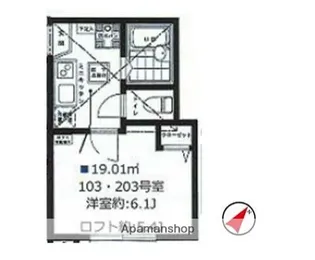 リーヴェルポート横浜サウス2【2階】の間取り