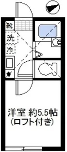 ベルフラッツ元住吉【1階】の間取り