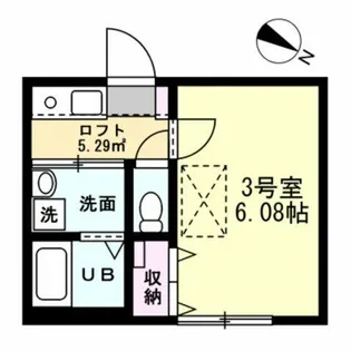 ベイルーム弘明寺Ⅰ【1階】の間取り