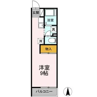 ドゥメゾン白楽【2階】の間取り