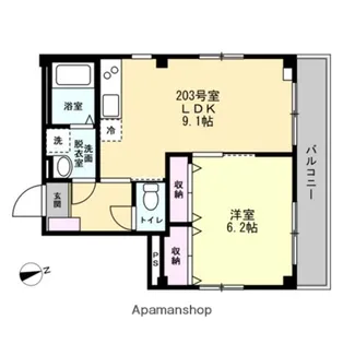 フォレストヒルズ【2階】の間取り